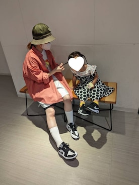 「FLAGSTUFF（フラグスタフ）のアイテム」を使った、MATSUさん（レディース・153cm）の夏コーディネート