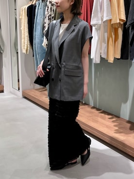 「雨の日コーデ」｜MATSUさん（レディース・153cm）の夏コーディネート