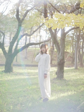 「vingtrois（バントロア）のアイテム」を使った、ななこさん（レディース・153cm）の冬コーディネート