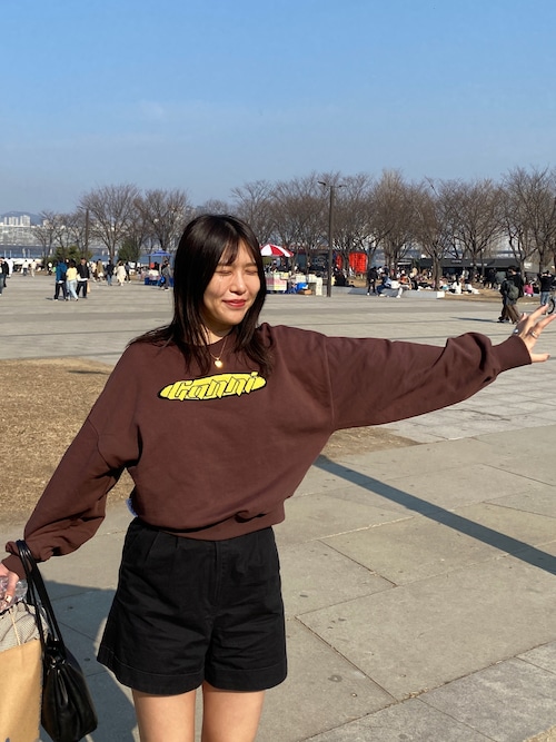 【GANNI / ガニー】 Isoli Artwork Sweatshirt Phantom Black Isoli Cherries Oversized Hoodie | GANNI US