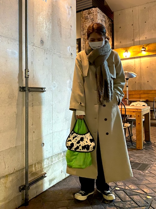 ENOF（イナフ）の「air long coat（トレンチコート）」 - WEAR