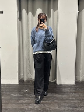 「アイテム（スラックス）」を使った、さいさん（レディース・160cm）の秋コーディネート