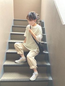 みーちぇるさん（レディース・154cm）の夏コーディネート