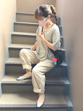 みーちぇるさん（レディース・154cm）の夏コーディネート