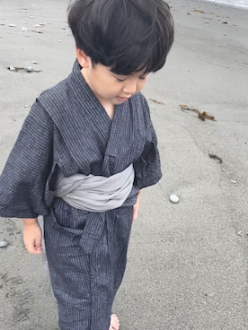 「5歳」｜「アイテム（浴衣）」を使った、sskk11さん（キッズ・110cm）の夏コーディネート