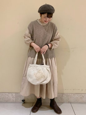 satomiさん（レディース・152cm）の秋コーディネート