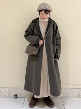 satomiさん(レディース・152cm)の冬コーディネート