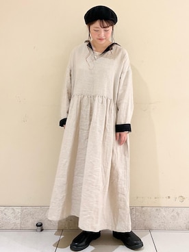 「配色」｜「アイテム（その他）」を使った、satomiさん（レディース・152cm）の秋コーディネート