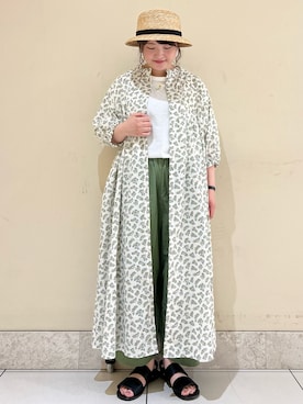 「CLASKA Gallery & Shop "DO"（クラスカ ギャラリー＆ショップ　ドー）のアイテム（帽子）」を使った、satomiさん（レディース・152cm）の夏コーディネート