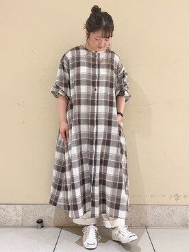 satomiさん（レディース・152cm）の春コーディネート