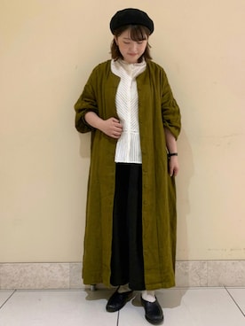 「TSUHARU by Samansa Mos2（ツハルバイサマンサモスモス）のアイテム（ワンピース/ドレス）」を使った、satomiさん（レディース・152cm）の夏コーディネート