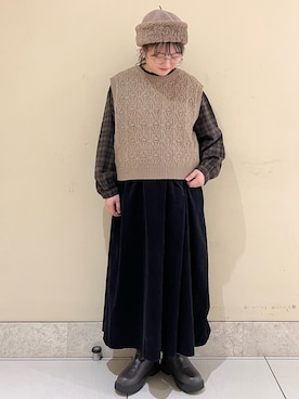 「ゆべしコラボ」｜satomiさん（レディース・152cm）の秋コーディネート