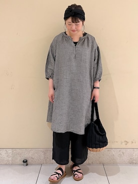 satomiさん（レディース・152cm）の春コーディネート