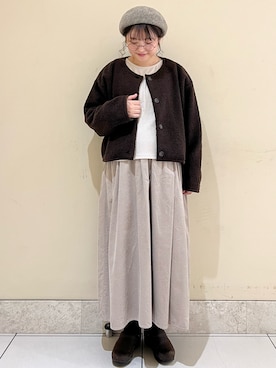 「秋冬」｜「アイテム（その他）」を使った、satomiさん（レディース・152cm）の秋コーディネート