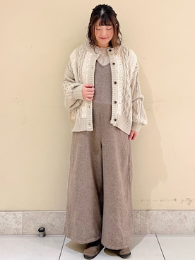 satomiさん（レディース・152cm）の冬コーディネート