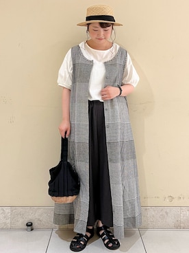 satomiさん（レディース・152cm）の夏コーディネート