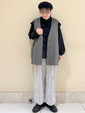 「ベストコーデ」｜「アイテム（その他）」を使った、satomiさん（レディース・152cm）の秋コーディネート