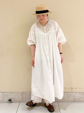 「オーロラシューズ」｜satomiさん（レディース・152cm）の夏コーディネート