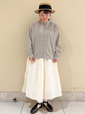 satomiさん（レディース・152cm）の春コーディネート