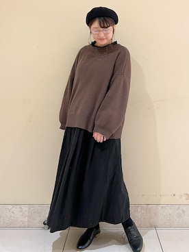 satomiさん（レディース・152cm）の冬コーディネート