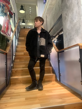 「ROYAL FLASH（ロイヤルフラッシュ）のアイテム」を使った、Sさん（メンズ・160cm）の秋コーディネート