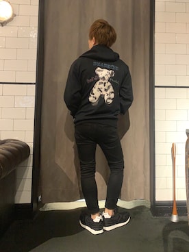 「RAWLIFE（ロウライフ）のアイテム」を使った、Sさん（メンズ・160cm）の夏コーディネート