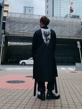 「KMRii」｜「アイテム（ジャケット/アウター）」を使った、Sさん（メンズ・160cm）の秋コーディネート