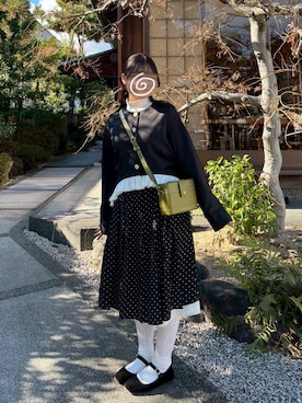 「idem（イデム）のアイテム」を使った、🍮さん（レディース・147cm）の冬コーディネート