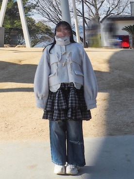 「idem（イデム）のアイテム」を使った、🍮さん（レディース・147cm）の冬コーディネート