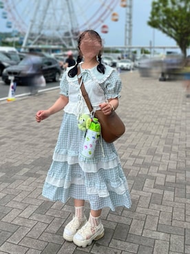 「UNIQLO（ユニクロ）のアイテム」を使った、🍮さん（骨格ストレート・レディース・147cm）の夏コーディネート