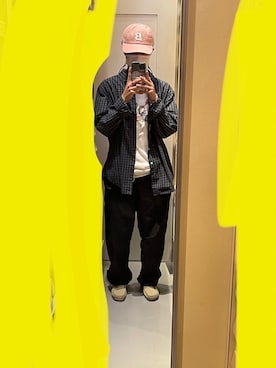 「Polo Ralph Lauren」｜「アイテム（スウェットパンツ）」を使った、からあげさん（メンズ・170cm）の秋コーディネート
