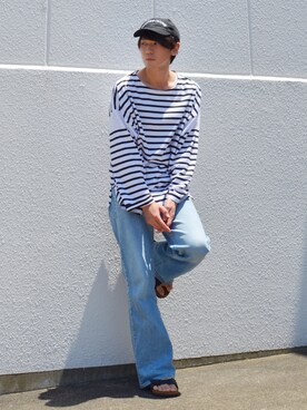 PEEYANさん（メンズ・180cm）の夏コーディネート