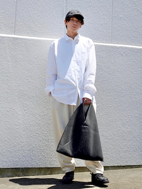 「Acne Studios（アクネストゥディオズ）のアイテム（帽子）」を使った、PEEYANさん（メンズ・180cm）の春コーディネート