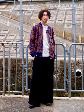 「Dr. Martens（ドクターマーチン）のアイテム」を使った、PEEYANさん（骨格ウェーブ・メンズ・180cm）の春コーディネート