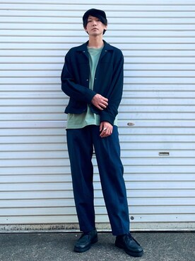 「CONVERSE TOKYO（コンバーストウキョウ）のアイテム（ジャケット/アウター）」を使った、PEEYANさん（メンズ・180cm）の春コーディネート
