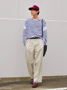 PEEYANさん（メンズ・180cm）の春コーディネート