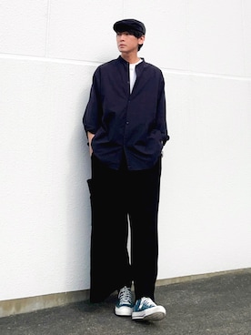 「tac:tac（タクタク）のアイテム」を使った、PEEYANさん（メンズ・180cm）の春コーディネート