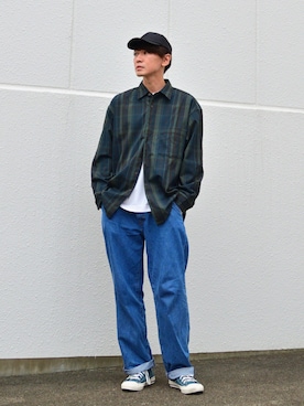 Converse コンバース All Star Stitching Wt Hi オールスターステッチングwthi レディース メンズ を使った人気ファッションコーディネート Wear