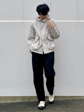 「URBAN RESEARCH Sonny Label（アーバンリサーチサニーレーベル）のアイテム（マウンテンパーカー）」を使った、PEEYANさん（メンズ・180cm）の冬コーディネート