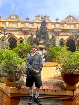 「アイテム（レッグウェア）」を使った、Ma$akiさん（メンズ・163cm）の秋コーディネート