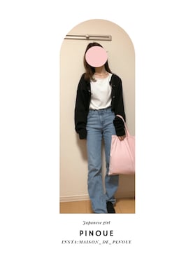 「Afternoon Tea（アフタヌーンティー）のアイテム（トートバッグ）」を使った、ぴのうえさん（レディース・161cm）の春コーディネート