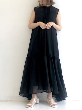 「Aunt Marie's（アントマリーズ）のアイテム（サンダル）」を使った、くすみんさん（レディース・153cm）の夏コーディネート