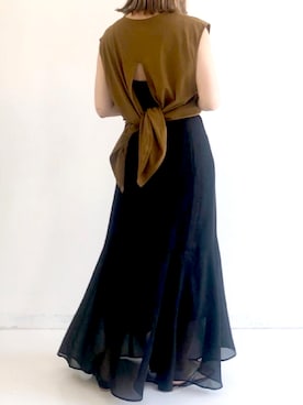 「Solace（ソレイス）のアイテム」を使った、くすみんさん（レディース・153cm）の夏コーディネート