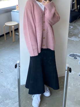 「mystic（ミスティック）のアイテム（スカート）」を使った、くすみんさん（レディース・153cm）の秋コーディネート