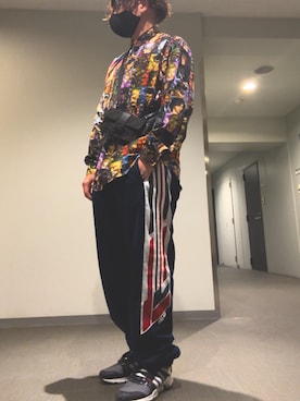 「palace」｜宙宇さん（メンズ・165cm）の春コーディネート