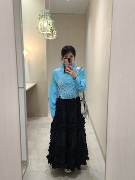 「rectangle（レクタングル）のアイテム」を使った、K-Sweetさん（レディース・161cm）の春コーディネート
