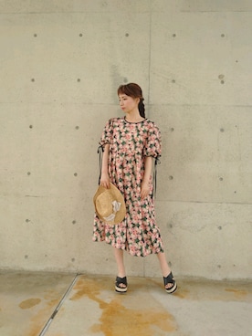 「byあしながおじさん」｜「アイテム（ワンピース/ドレス）」を使った、K-Sweetさん（レディース・161cm）の夏コーディネート