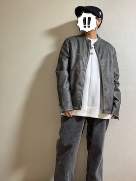 志月さん（メンズ・154cm）の冬コーディネート