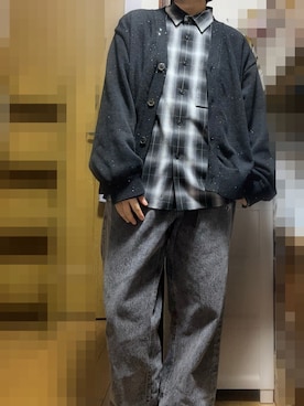 「アイテム（帽子）」を使った、志月さん（メンズ・154cm・30代）の秋コーディネート