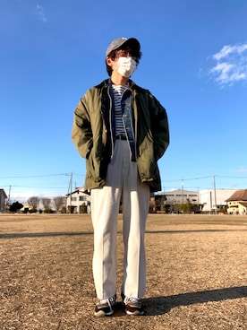 「confect（コンフォクト）のアイテム」を使った、Toshiさん（メンズ・175cm）の冬コーディネート